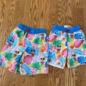 Disney Colorful Tropical Mickey Mouse Kids bathing suit